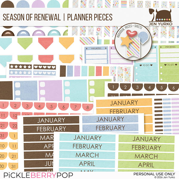 Season of Renewal | Planner Booster | Planner Pieces
