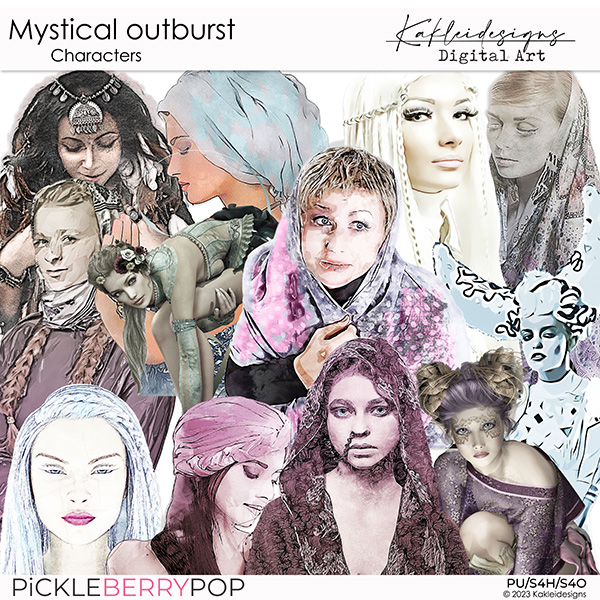 Mystical outburst Characters