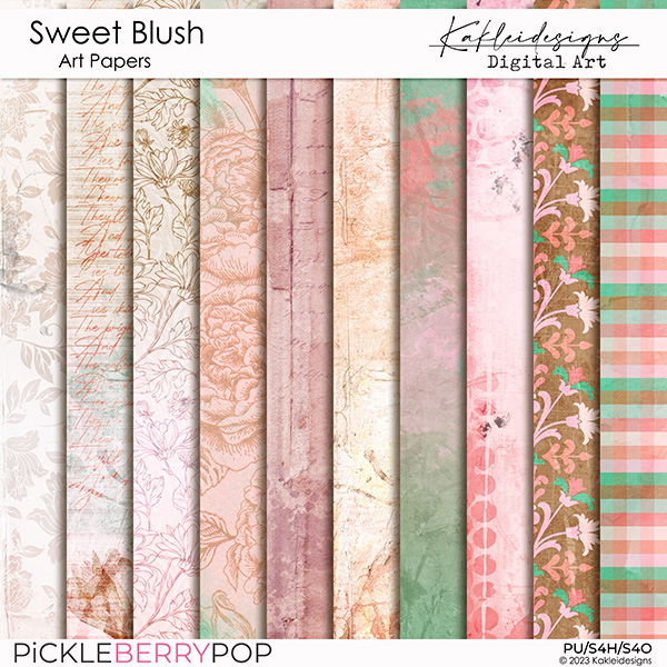 Sweet Blush Art Papers