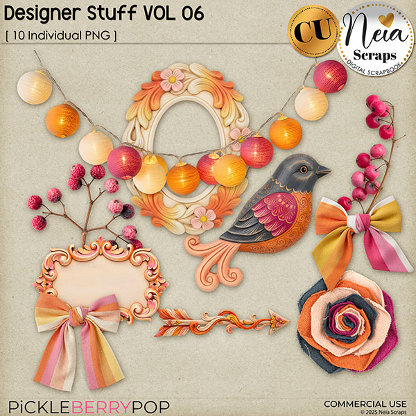 Designer Stuff - VOL 06 - CU - by Neia Scraps