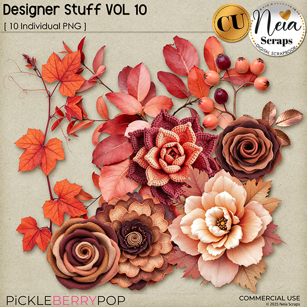 Designer Stuff - VOL 10 - CU - by Neia Scraps