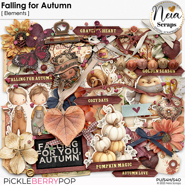 Falling for Autumn - Elements - by Neia Scraps