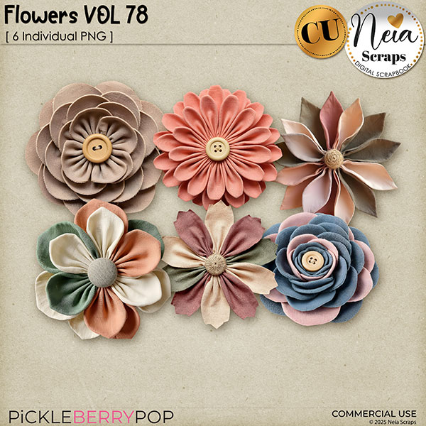 Flowers VOL78 - CU - by Neia Scraps