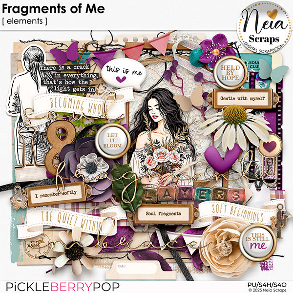 Fragments of Me - Elements - by Neia Scraps