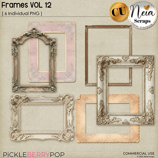 Frames VOL12 - CU - by Neia Scraps