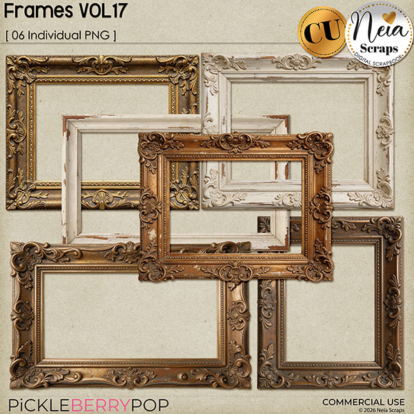 Frames VOL17 - CU - by Neia Scraps