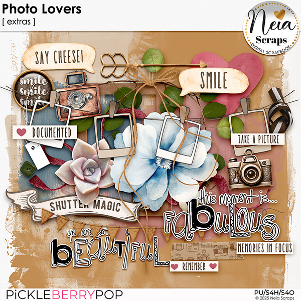 Photo Lovers - Extras - by Neia Scraps