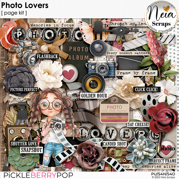 Photo Lovers - Page Kit - by Neia Scraps