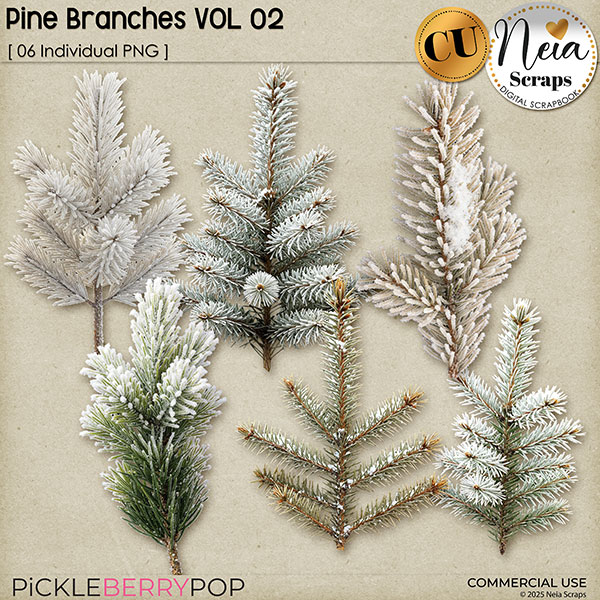 Pine Branches VOL02 - CU - by Neia Scraps