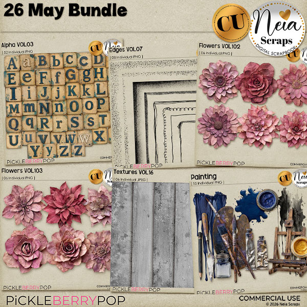 May Bundle 26 - CU - by Neia Scraps