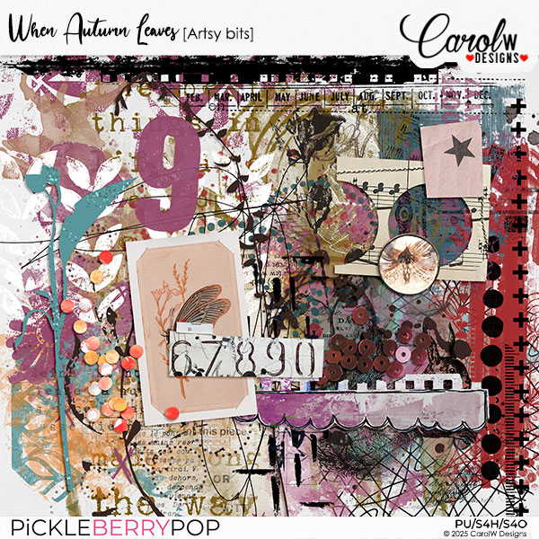 When Autumn Leaves-Artsy bits