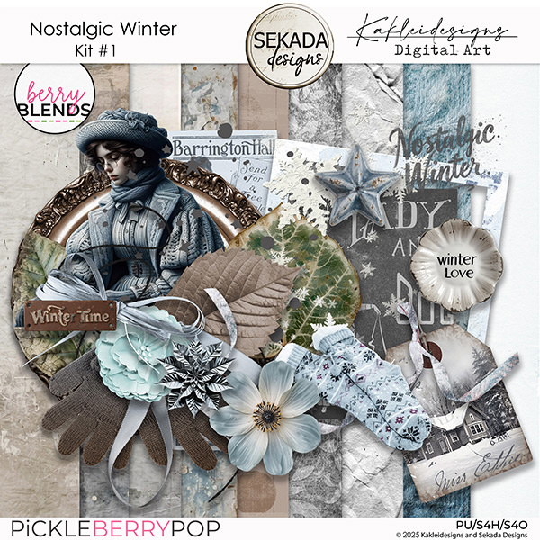 Nostalgic Winter: January 2026 Berry Blends Kit #1