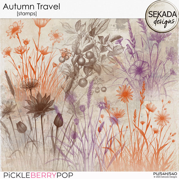 Autumn Travel [stamps] by Sekada Designs 