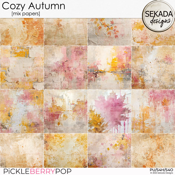 Cozy Autumn [mix papers] by Sekada Designs