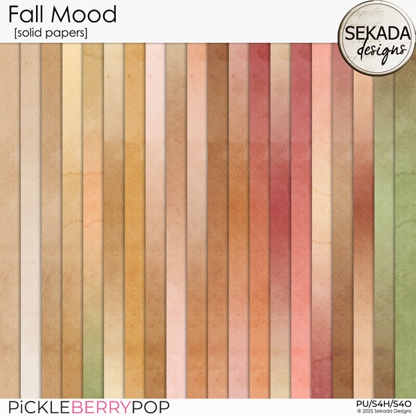 Fall Mood [solid papers] by Sekada Designs
