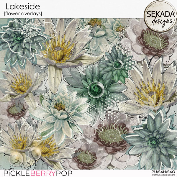 Lakeside [flower overlays] by Sekada Designs