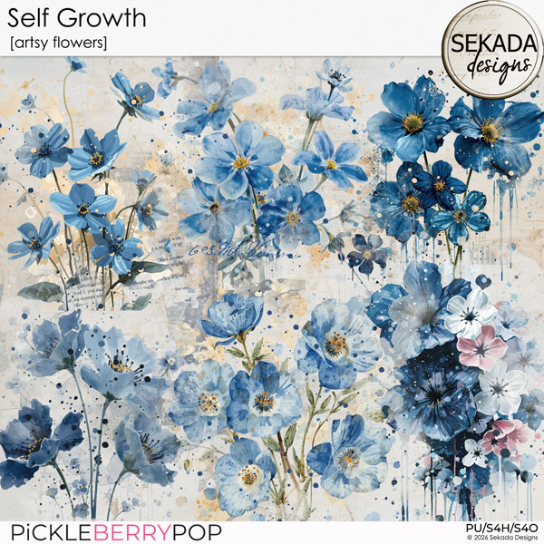 Self Growth [artsy flowers] by Sekada Designs