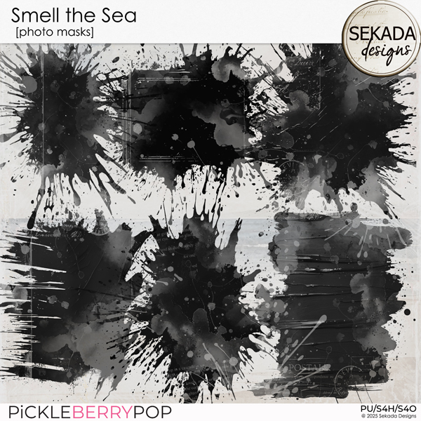 Smell the Sea [photo masks] by Sekada Designs