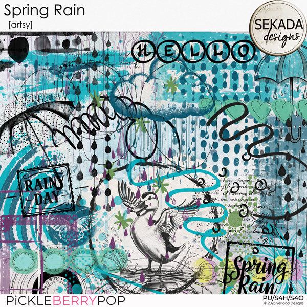 Spring Rain [artsy] by Sekada Designs 