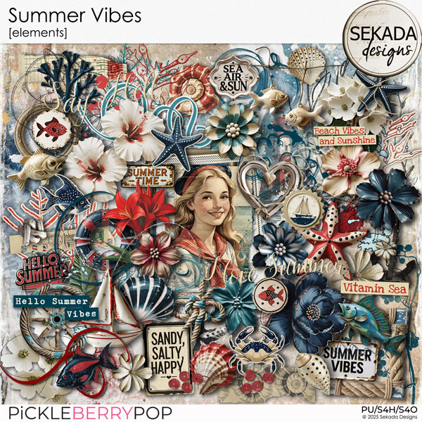 Summer Vibes [elements] by Sekada Designs 