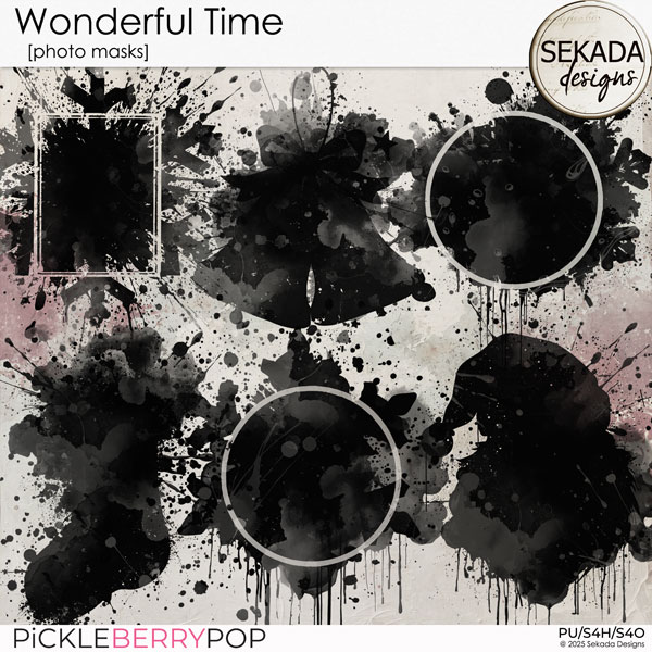 Wonderful Time [photo masks] by Sekada Designs 