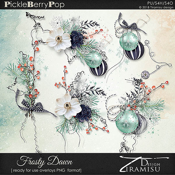 Frosty Dawn ~ ready for use overlays by Tiramisu design 