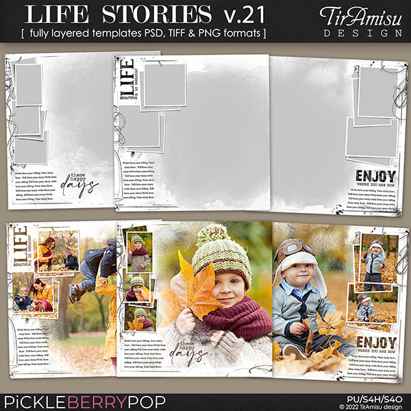 Life Stories Templates vol.21 October 