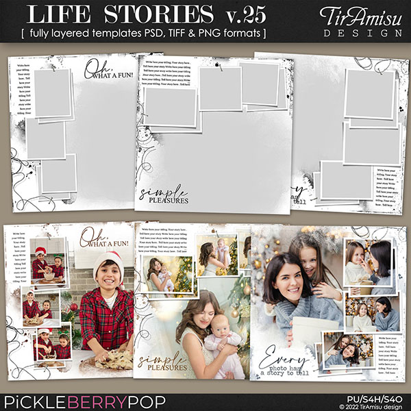 Life Stories Templates vol.25 December