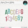 Christmas Shimmer: Alphabets