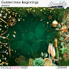 Golden New Beginnings (borders) by Simplette