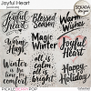 Joyful Heart [word arts] by Sekada Designs