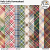 Holly Jolly Homestead - Plaid Papers - by Neia Scraps