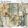 Fly into Spring - Ripped Papers