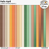 Hello April - Solid & Ombré Papers - by Neia Scraps