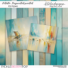 Artistic Fragmented Painted CU Papers