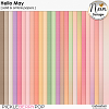 Hello May - Solid & Ombré Papers - by Neia Scraps
