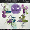 August Melody ~ Fully Layered  Art Overlays 