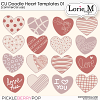 CU Doodle Heart Templates 01