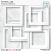 CU White Watercolor Frames by Ilonka's Designs