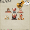 *FREE with your $10 Purchase* Binder Clip VOL 01 - Commercial Use - by Neia Scraps