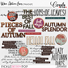 When Autumn Leaves-Word art