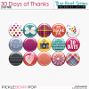 30 Days of Thanks Flair Pack