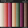 Cedar Charm: Cardstocks