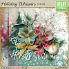 Holiday Whispers: Mini Kit by Heartstrings Scrap Art