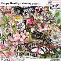 Happy Monthly-{February} Page Kit