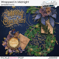 Wrapped in Midnight (embellishments) by Simplette