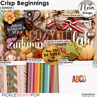 Crisp Beginnings - Bundle - by Neia Scraps