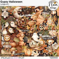 Gypsy Halloween - Page Kit - by Neia Scraps