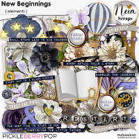 New Beginnings - Elements - by Neia Scraps