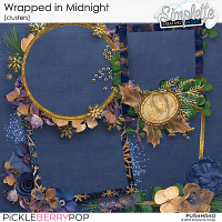Wrapped in Midnight (clusters) by Simplette